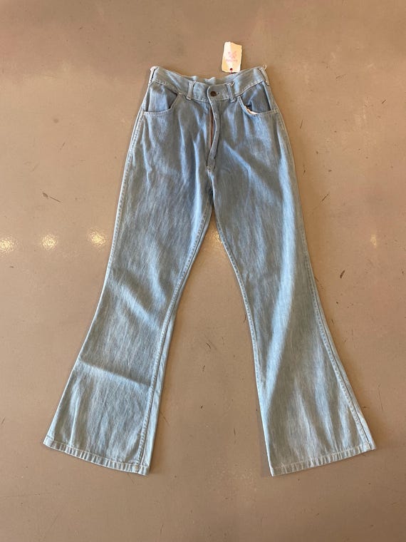 70's Mushroom Patchwork High-waisted Denim - image 2