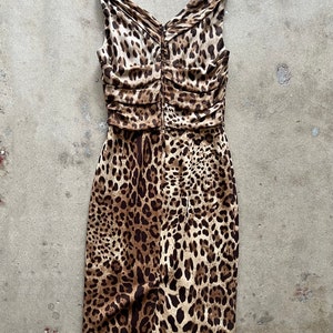 3-Piece Digital Leopard Print Silk Dress for Casual & Party Wear (DZ18428)