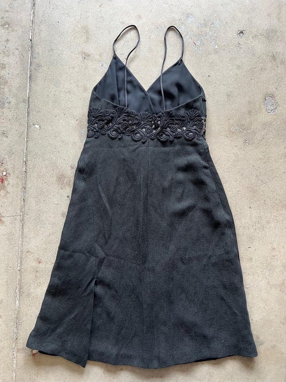 Valentino Linen Black Dress - Etsy UK Valentino Linen Black Dress - Etsy UK