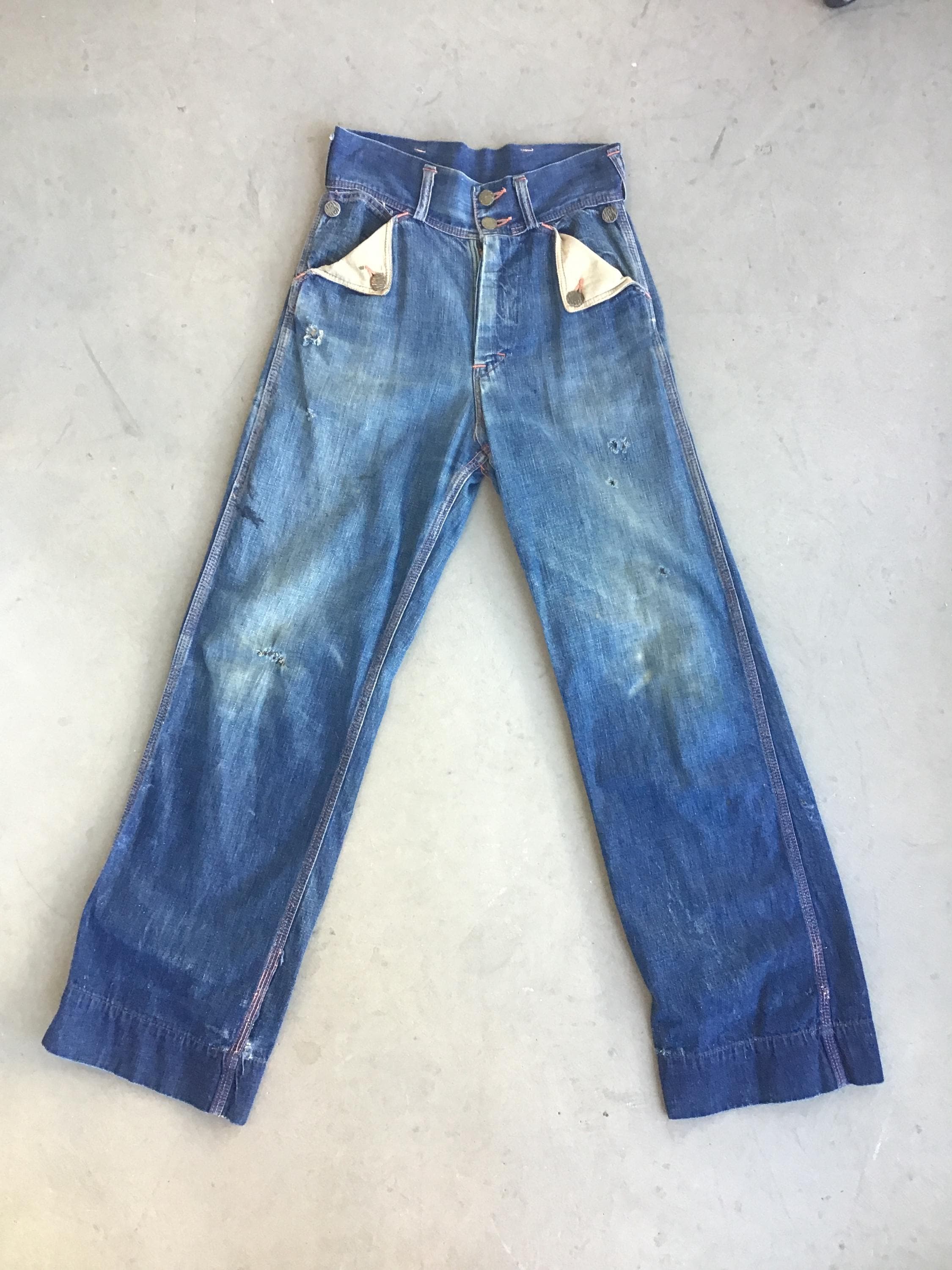 1940s jeans - Etsy 日本