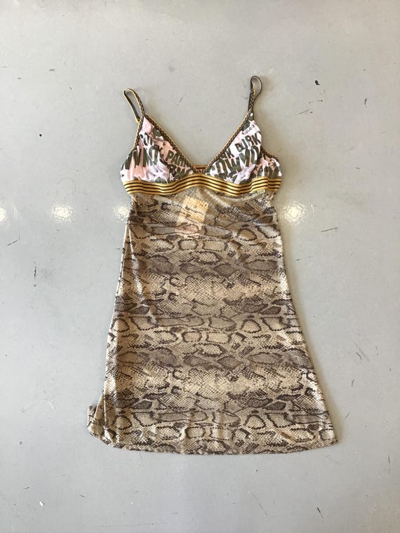 knee length dresses for ladies Snakeskin Cutout Maxi Dress | Sheer Mesh Animal Print Gown with Ruffle Trim  | Y2K Keyhole Long Evening & Vacation Dress main image 1