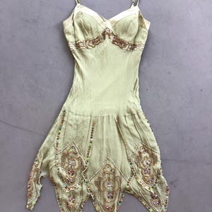 SUE WONG Nocturne ビーズ装飾 シルクドレス サイズ2 Sue Wong Women's