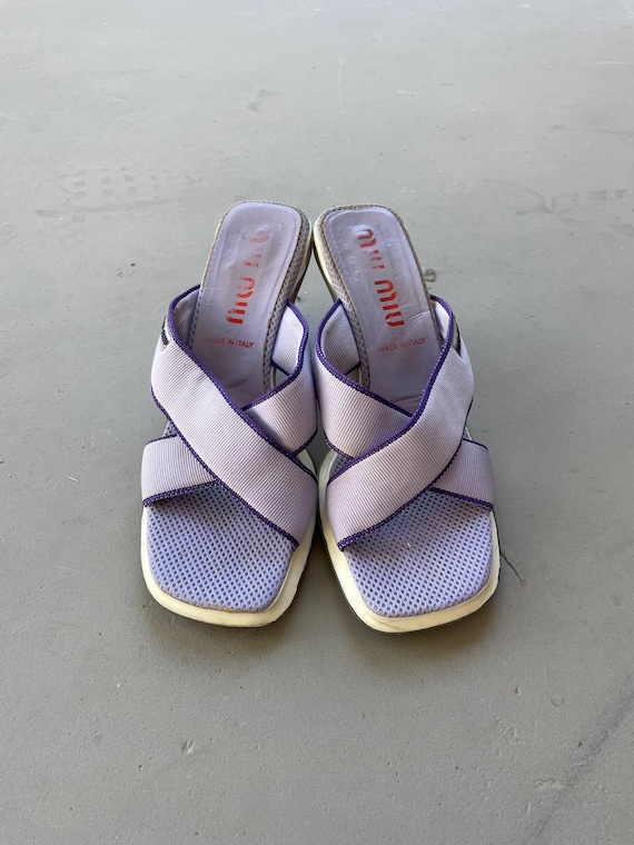Miu Miu Purple Bubble Heels - Etsy
