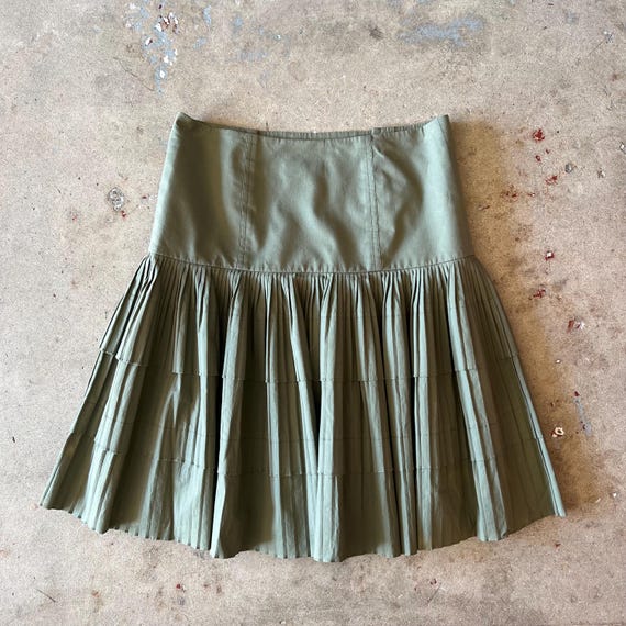 スカート Dior Pleated Miniskirt Dior Checked Pleated Miniskirt women - Glamood Outlet