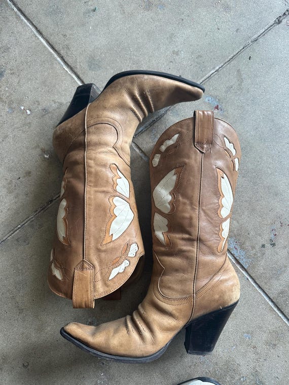 Diba Butterfly Cowboy Boots