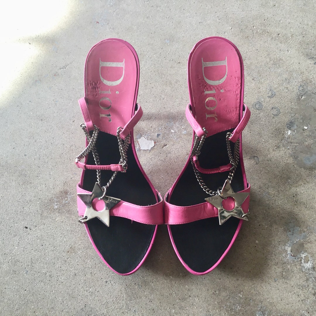 靴 Vintage Dior Pink Satin Pumps 36 Dior Pumps Size 36 EU