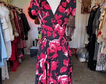 Diane Von Furstenberg Floral Wrap Dress