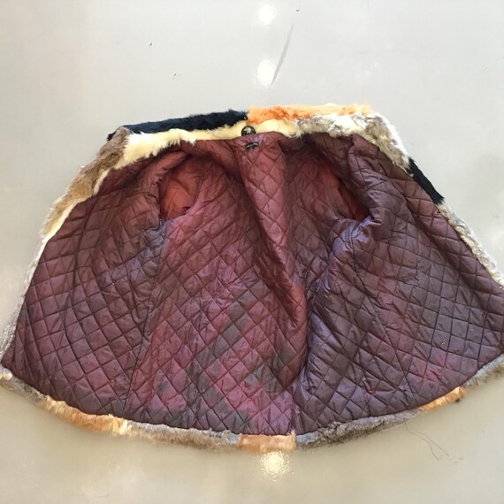 Patchwork Rabbit Fur Jacket - image 3