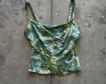 Vintage Green Lace Top