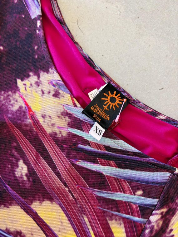 Jean Paul Gaultier Soleil Graphic Purple Lime Lon… - image 3
