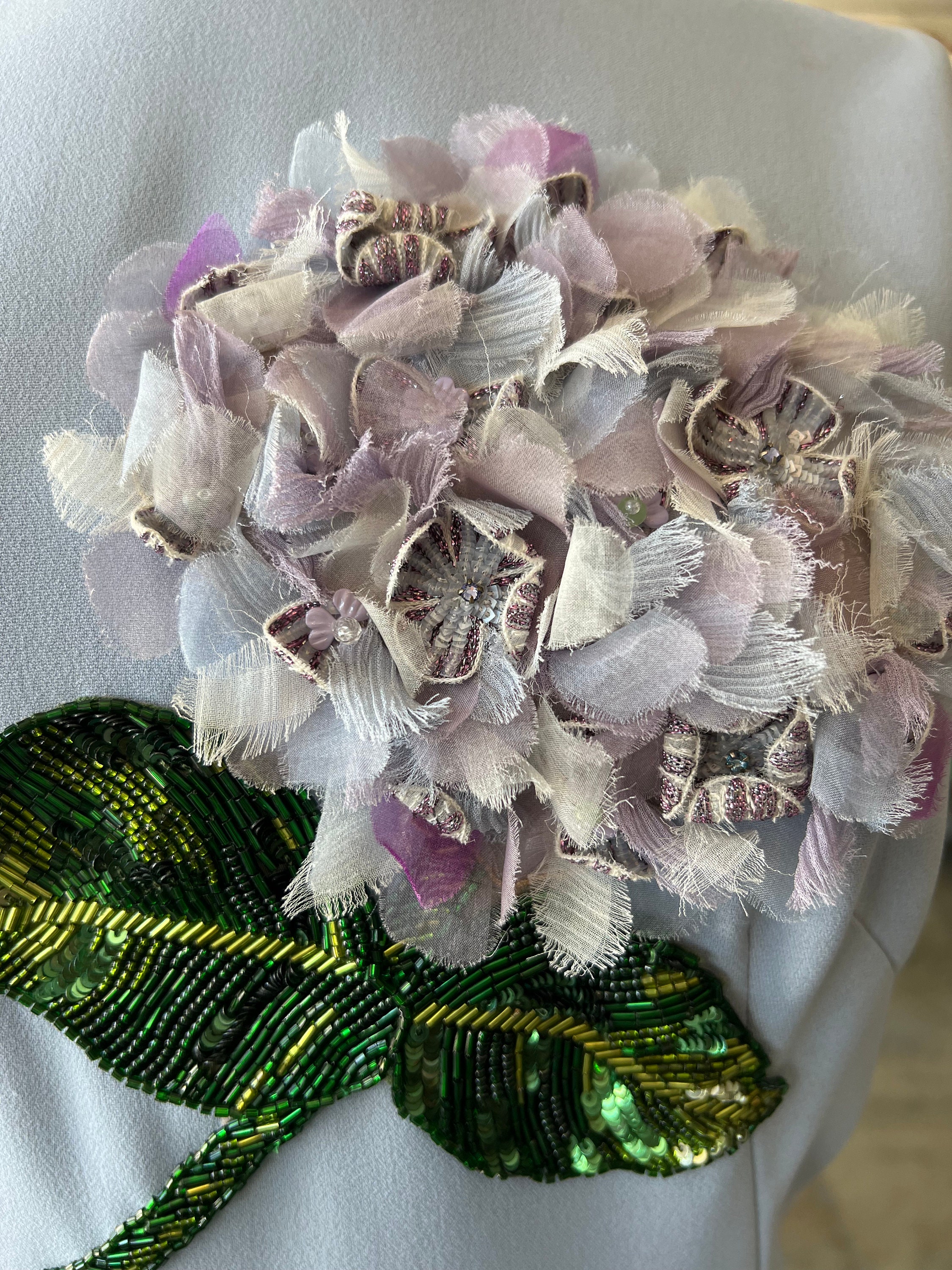 Dolce & Gabbana Hydrangea Floral Appliqué Dress - Etsy