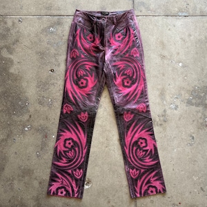 Archive Roberto Cavalli leather pants