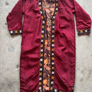 Vintage Handmade Embroidered Duster