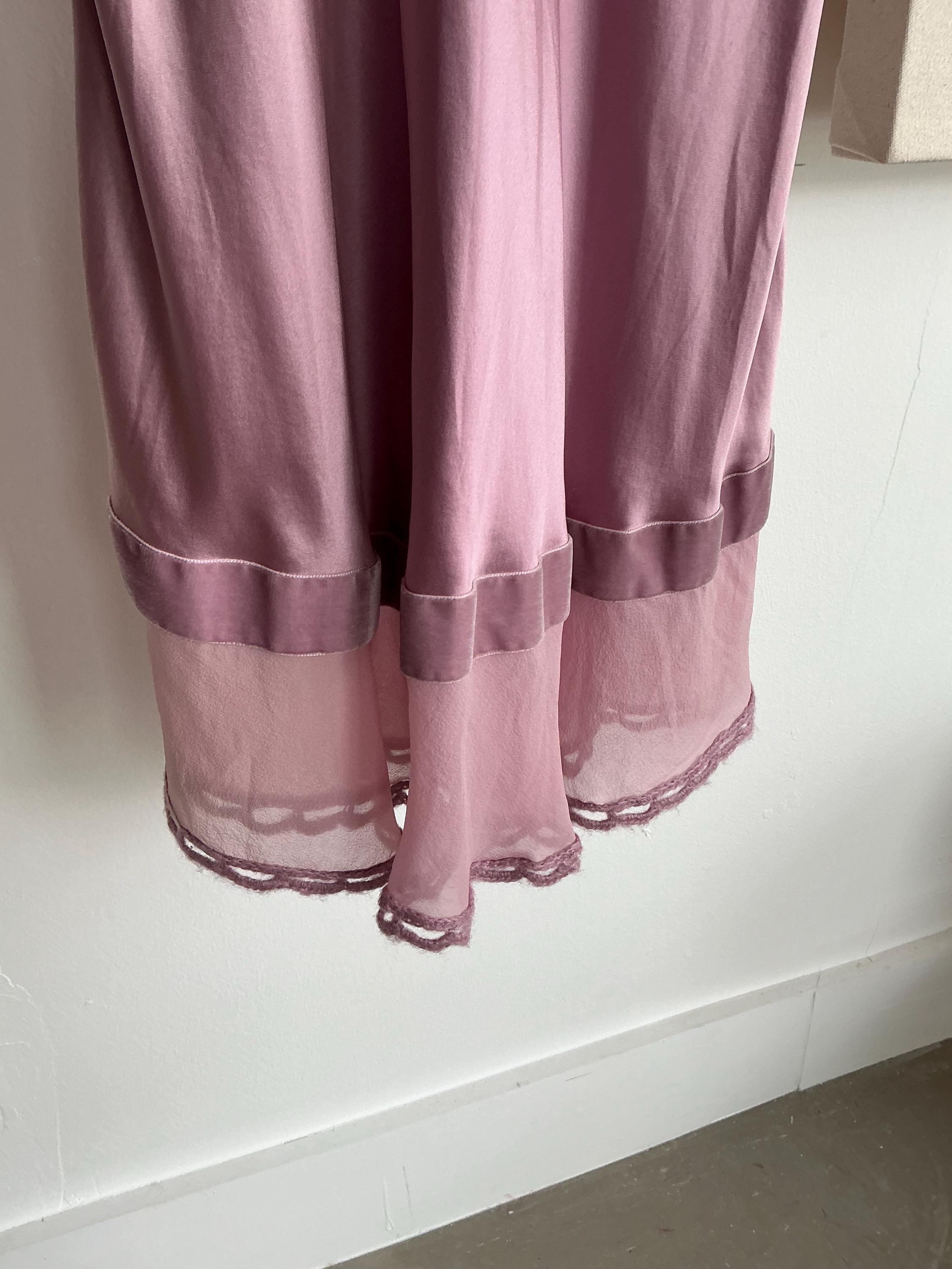 Victorias Secret Angels Purple Ribbon Slip Dress - Etsy