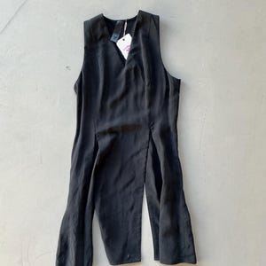 Yohji Yamamoto Black Cut-Out Top