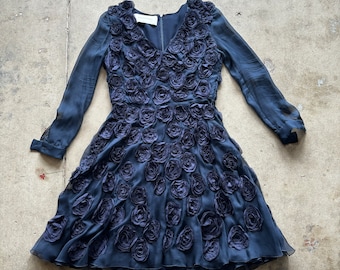 60's Pink Lace Cotton Embroidered Floral Sheath Day Dress - Etsy