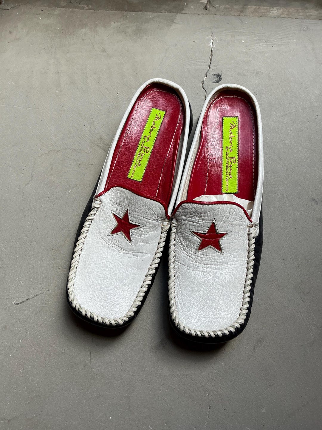 Materia Prima by Goffredo Fantini Leather White Red and
