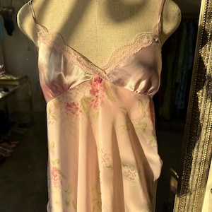 Secret Treasures Pink Floral Slip Dress