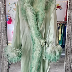 Vintage 30's Feather Robe