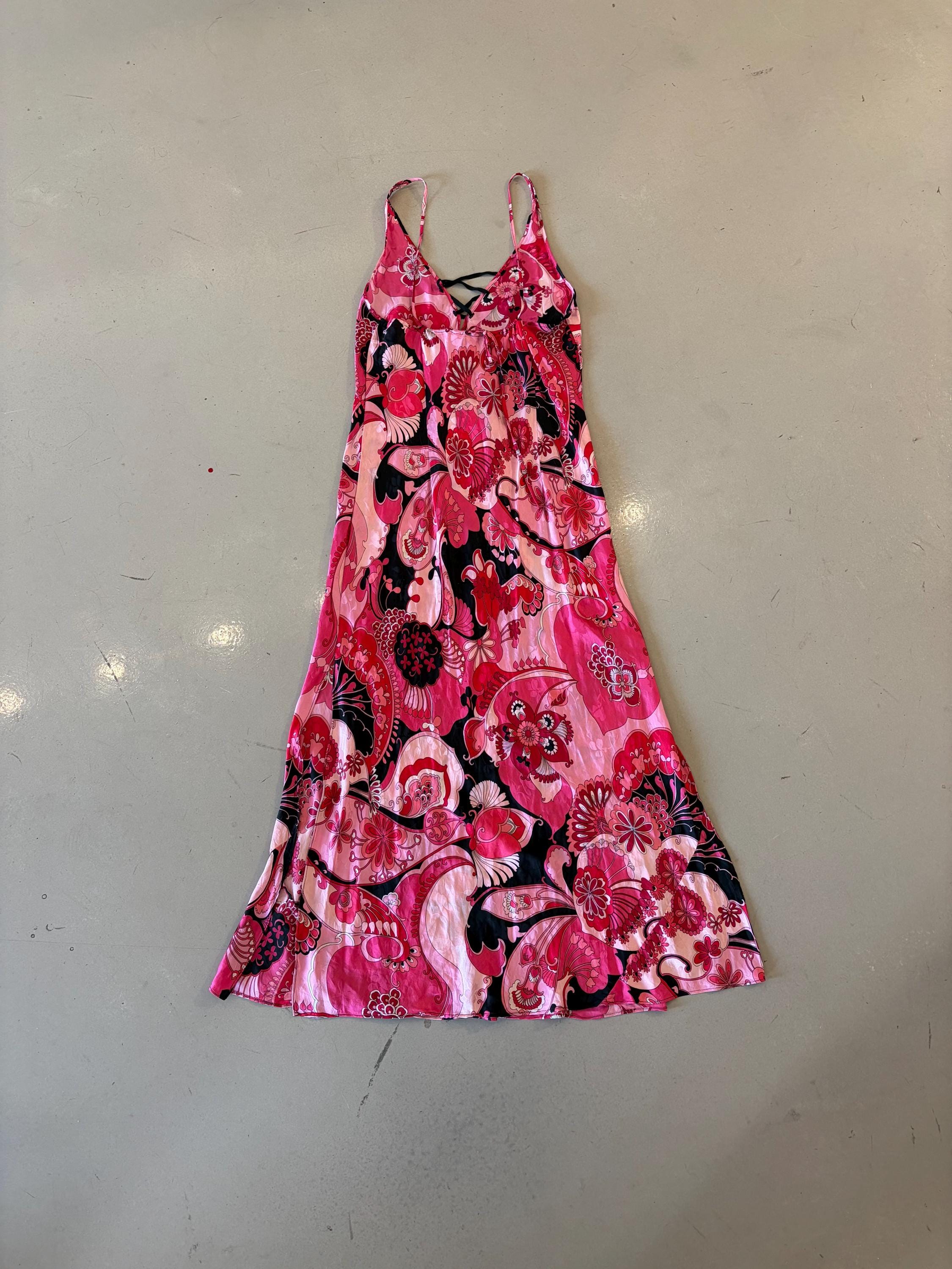 gdp pink dress Fondant Pink Bridesmaid Dress Matte Satin Size Small