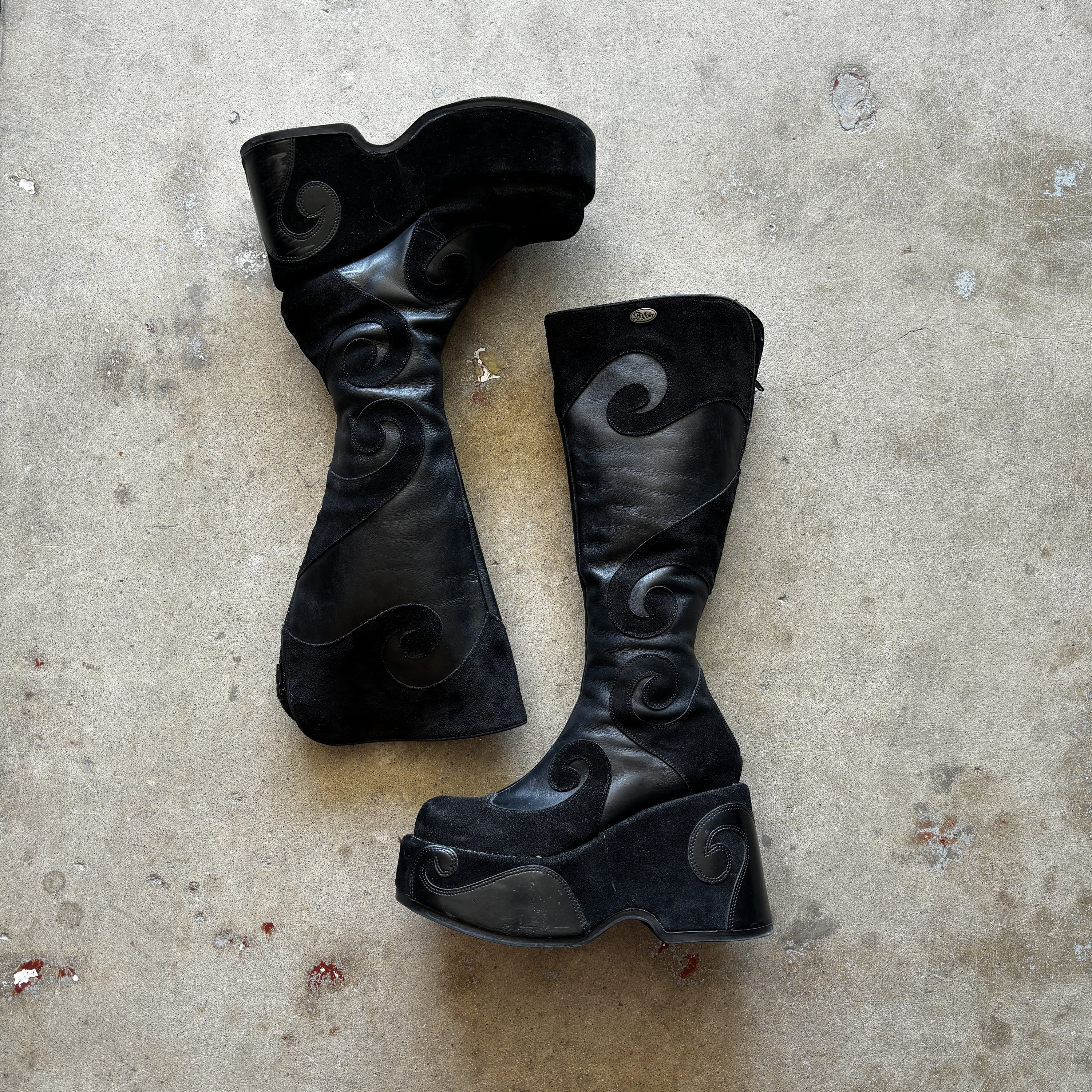 靴 Y2K el dantes Kojikuga Platform Boots Vintage El Dantes