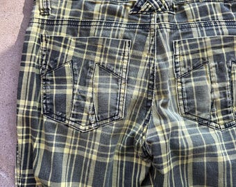 トリップNYC イエロー チェック パンツ - Etsy 日本