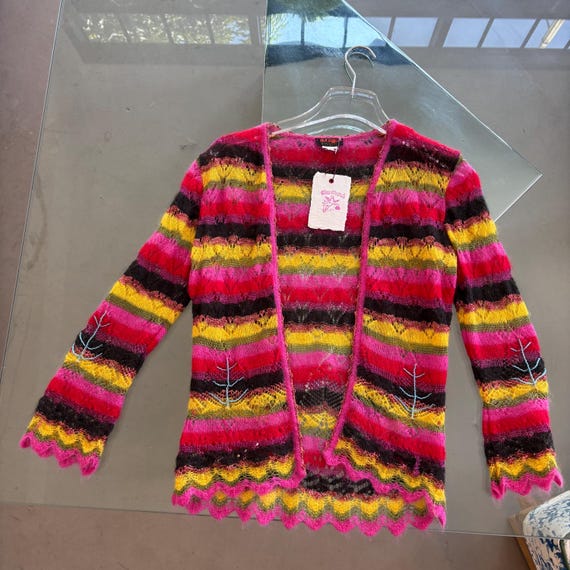 Christian Lacroix ‘Bazar’ Rainbow Cardigan