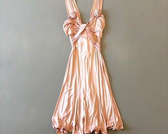 Blumarine Rosa Rosette Kleid