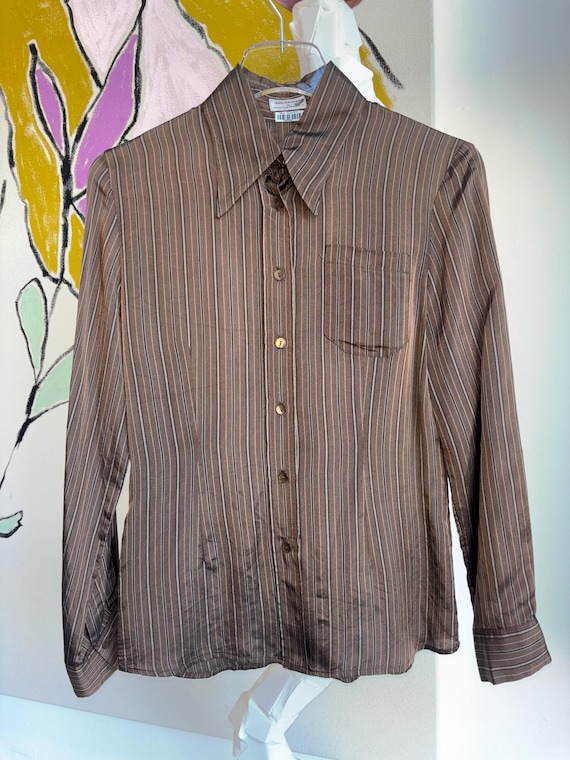 Alberta Ferretti Button Down Blouse - image 1