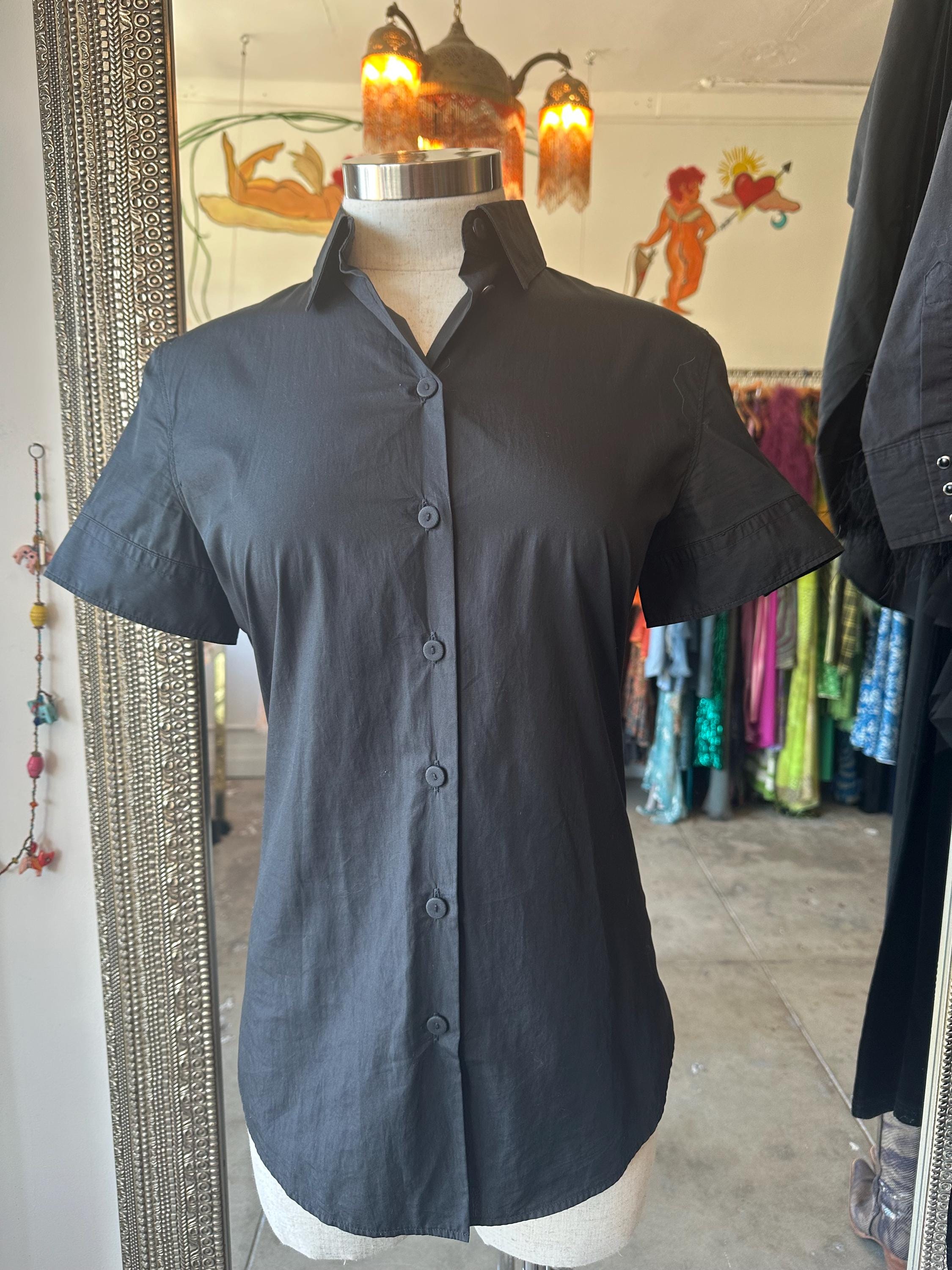 Jean Paul Gaultier Black Top With Open Back UK