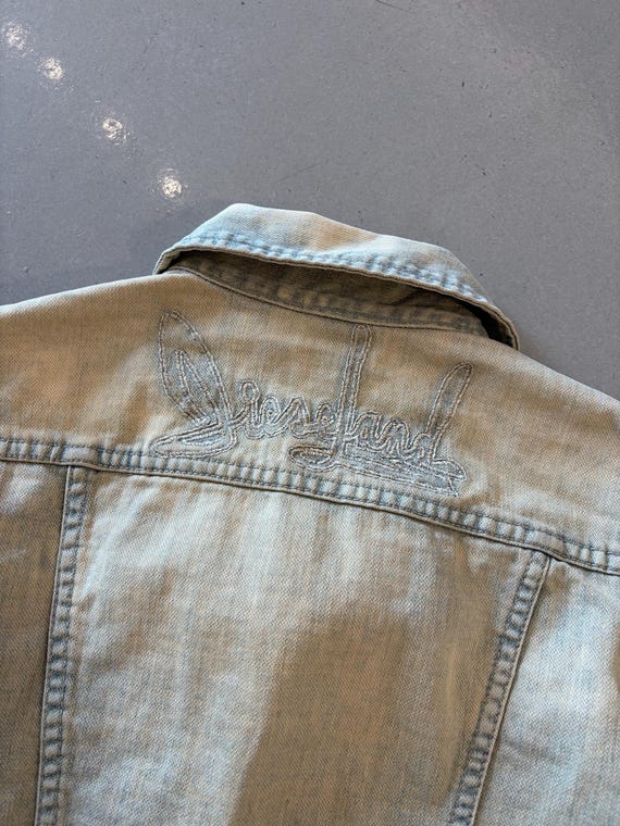 ディーゼル「ディーゼル ランド」刺繍デニム ジップアップ ジャケット