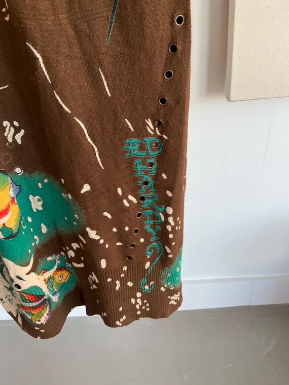 brown ed hardy dress Hilary Pleated Maxi Dress - Brown Floral