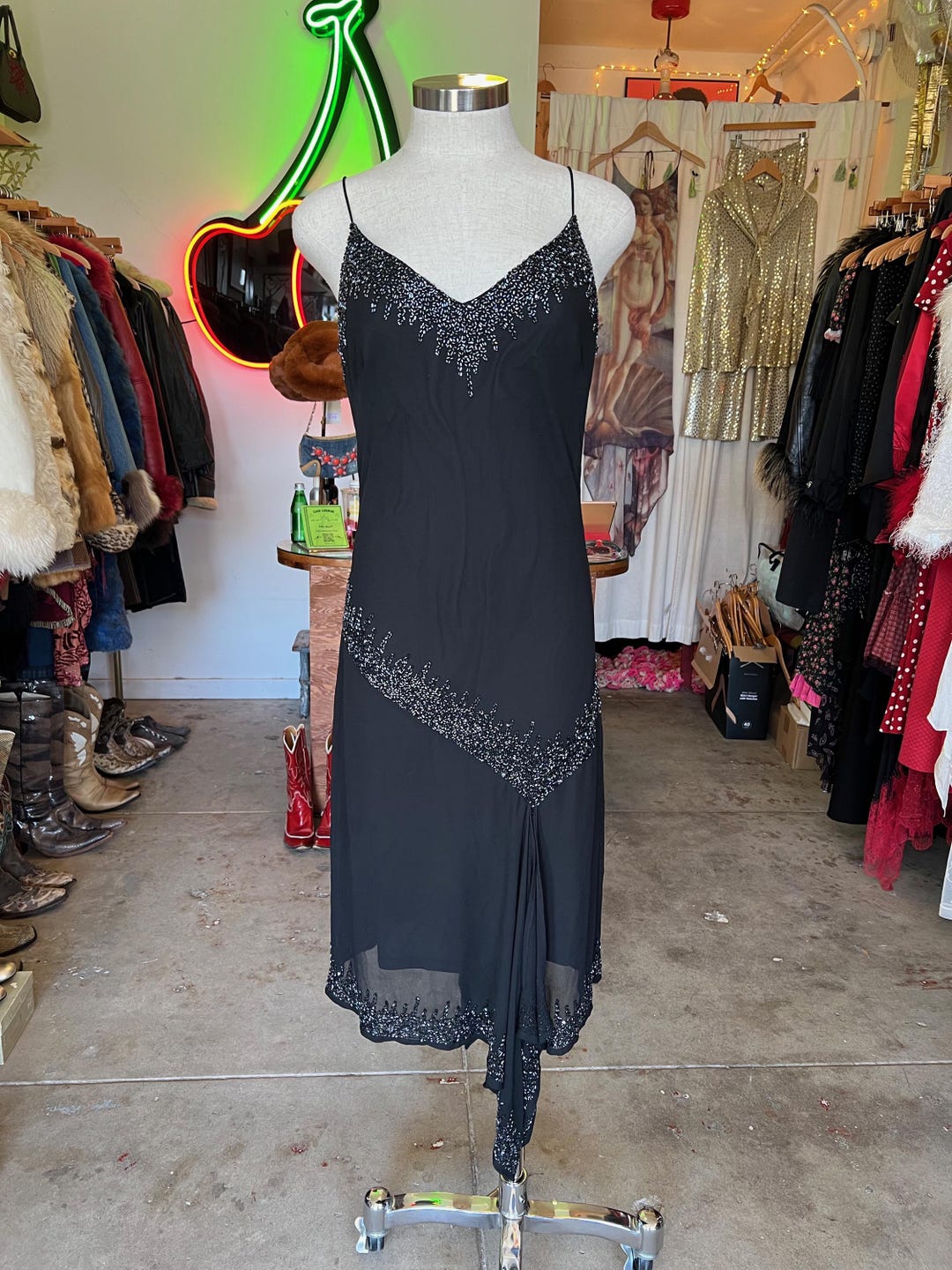 Asymmetrical Beaded Dress - Etsy