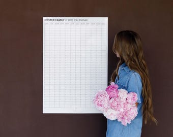 2026 Annual Wall Calendar with FREE Wood Hanger