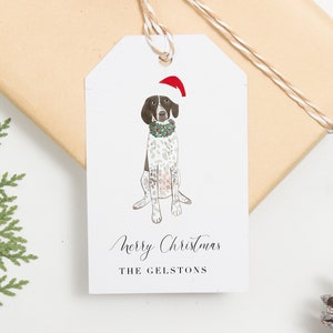 FULLY CUSTOM watercolor gift tags Set of 24, Christmas gift tags, custom gift tags, holiday gift tags, custom Christmas wrapping image 2