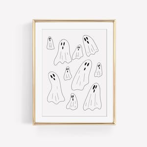 Ghost Halloween Art Print