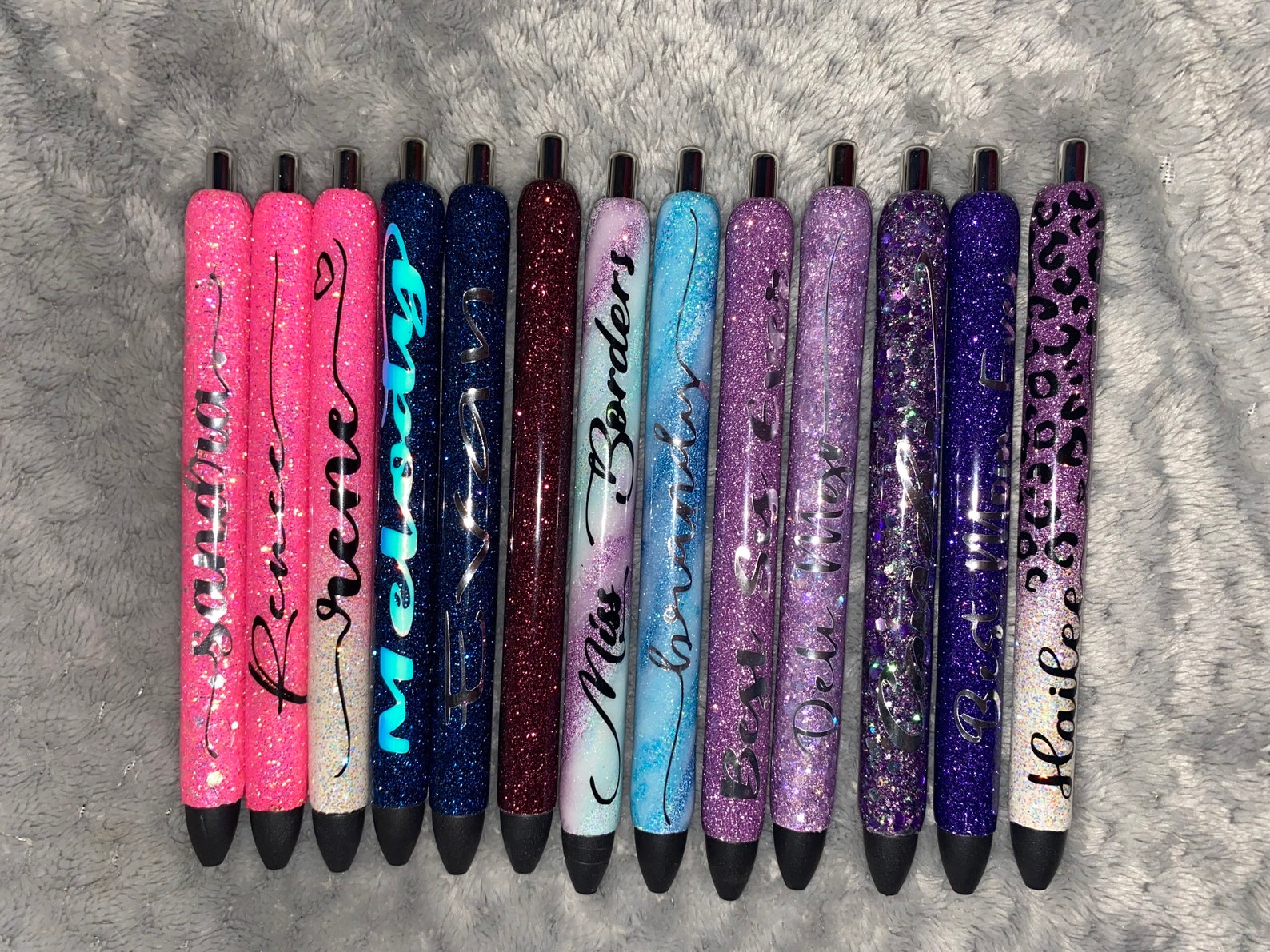 Custom Epoxy Pens Etsy