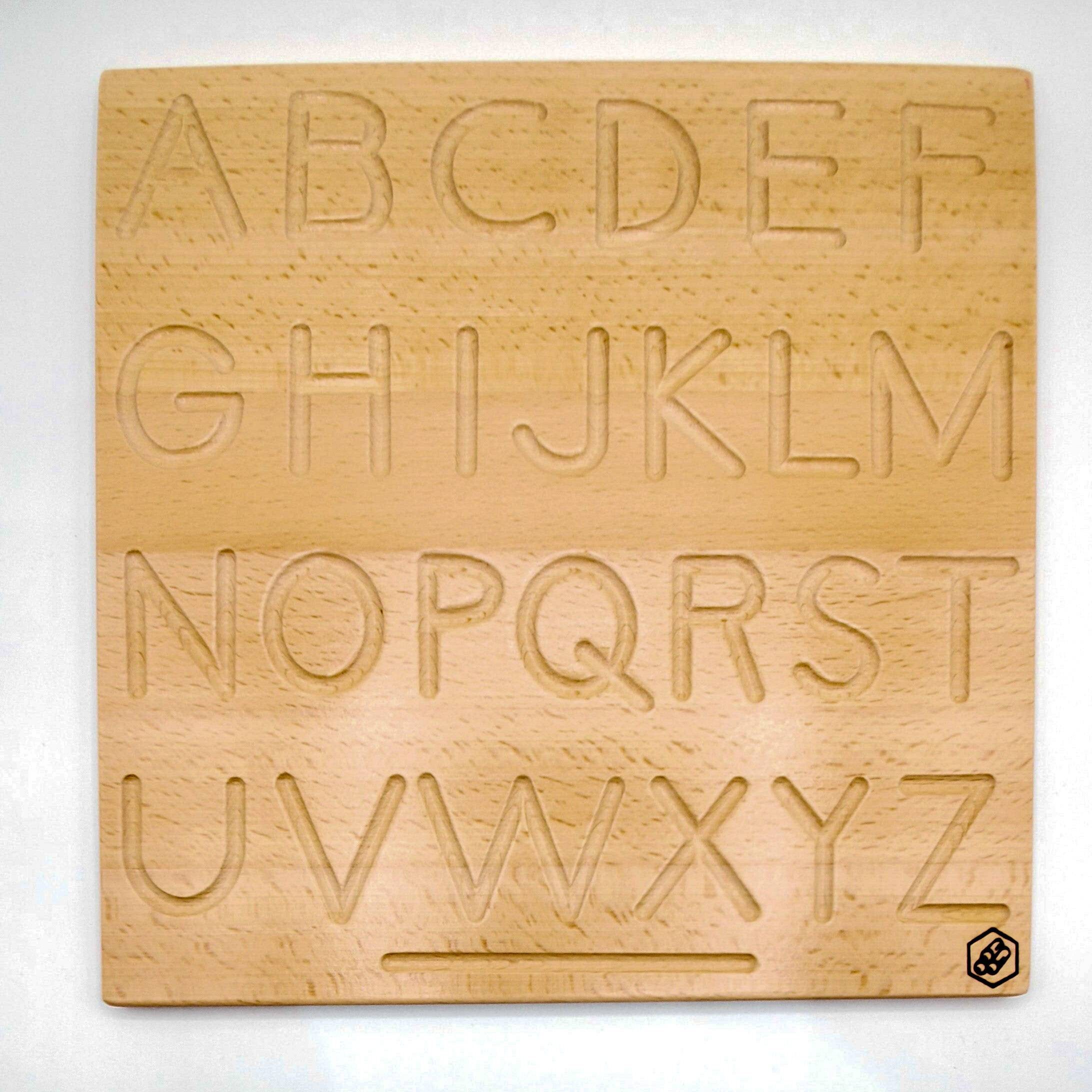 WOOD TRACING BOARDS Montessori Toy to Practice Writing Etsy Canada