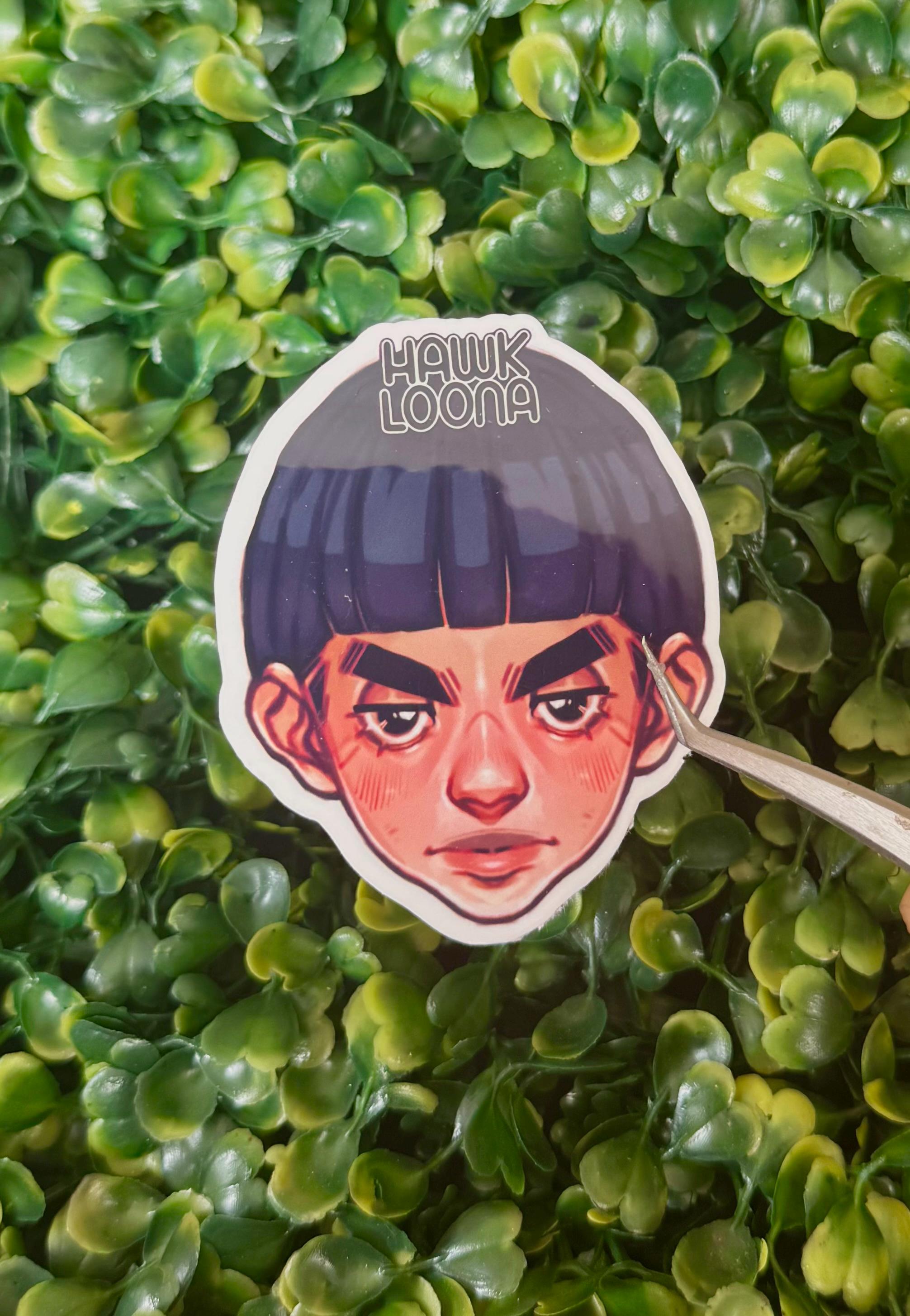 Bush Brow Sticker - Etsy