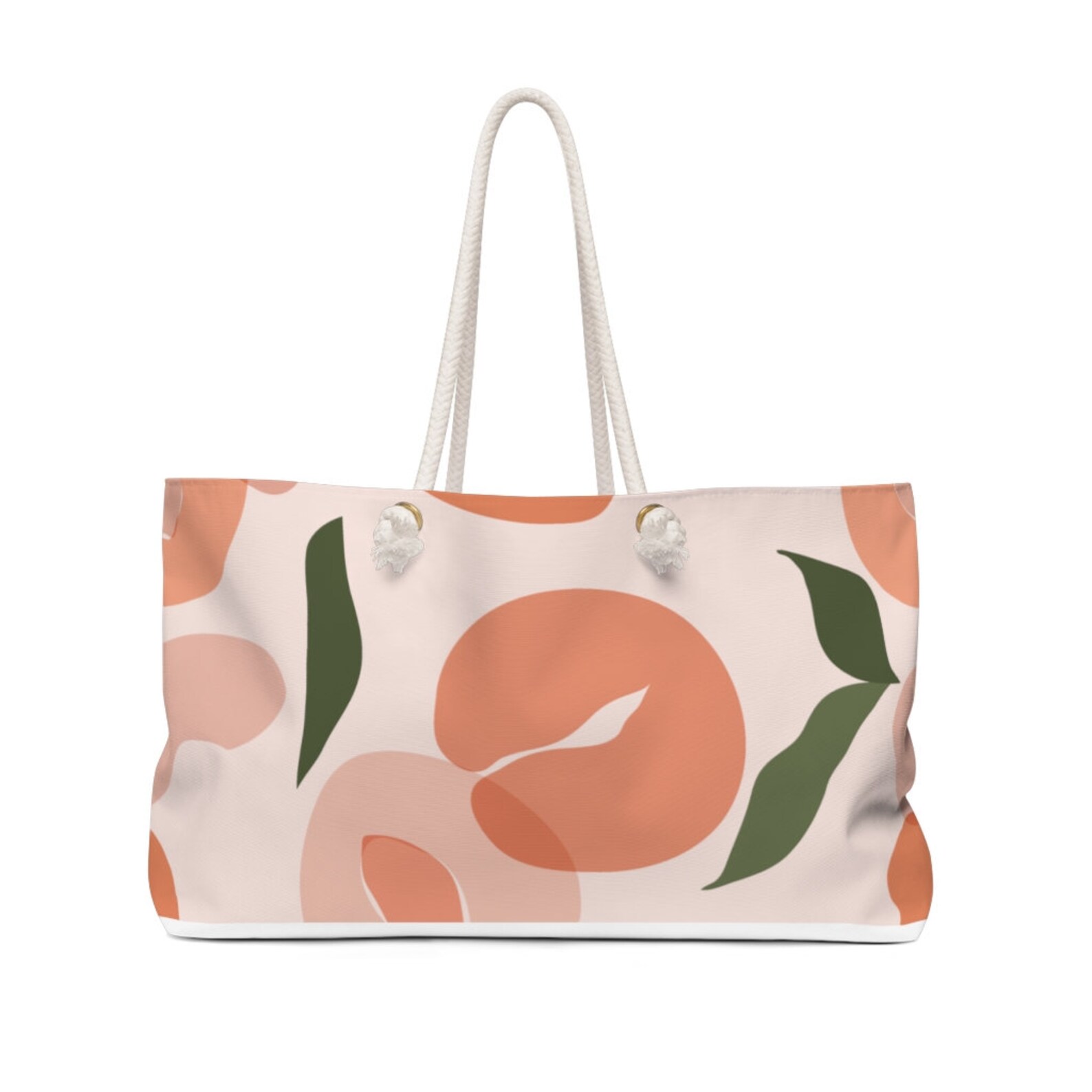 Peach Summer Bag Women's Beach Bag Etsy