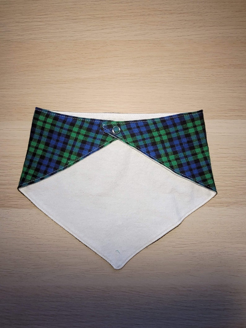 Drool Bib Set of 2 Flannel Bandana Bib