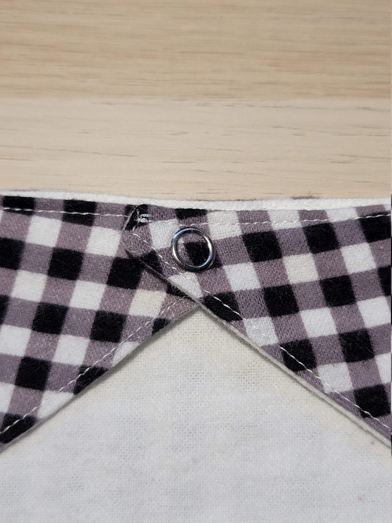 Drool Bib Set of 2 Flannel Bandana Bib