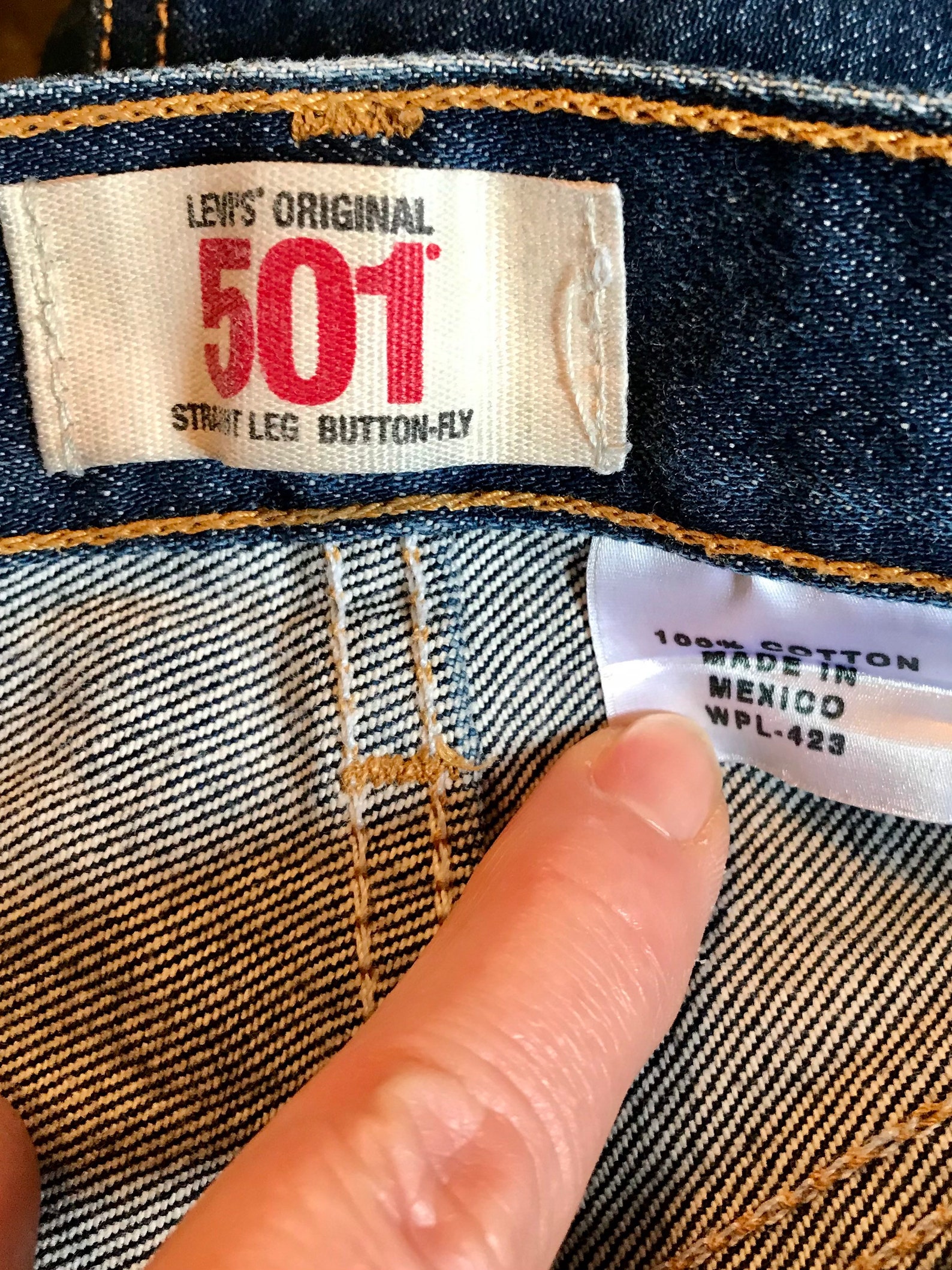 Vintage Levis 501 Button Fly Shrink-to-Fit Jeans 36x32 | Etsy