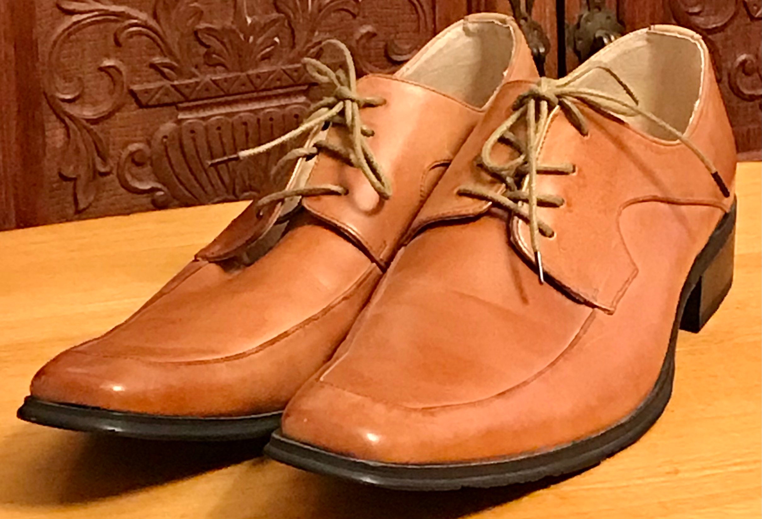 Tansmith Mens Leather Dress Shoes Barely Worn Sz 11 Etsy