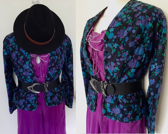 VTG 1960s “Tullo” quilted floral Jacket by iconic