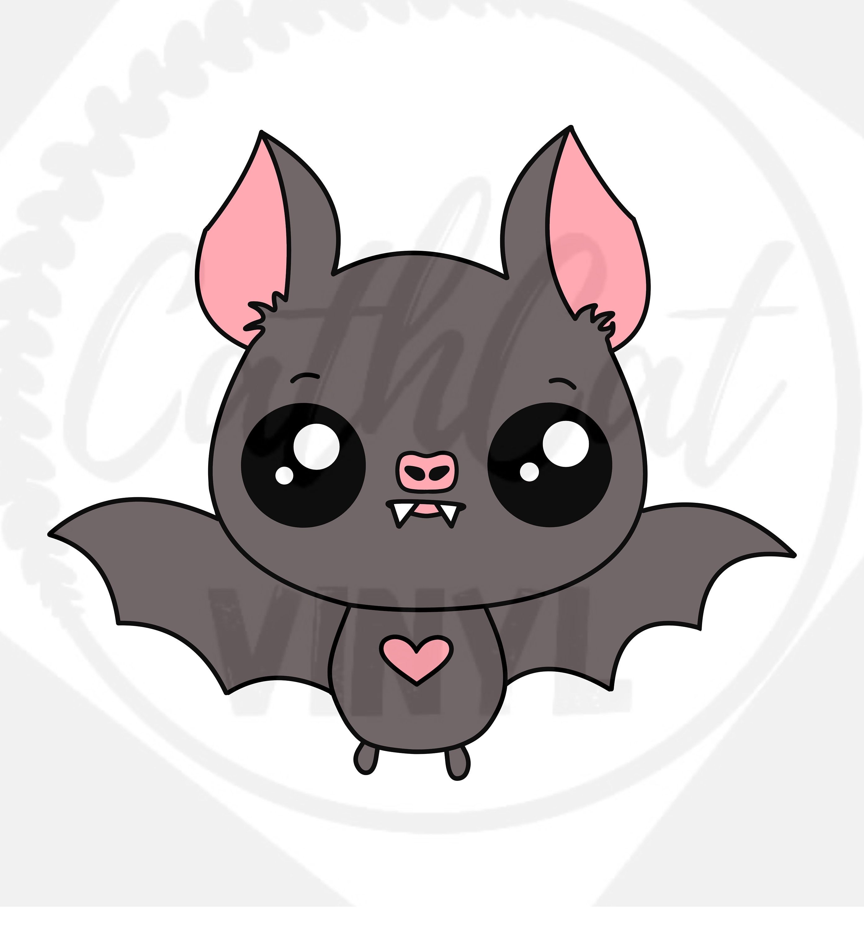 Cute Cartoon Bat - Etsy Cute Cartoon Bat - Etsy