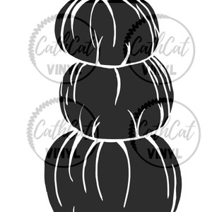 Fall Stacked Pumpkin SVG