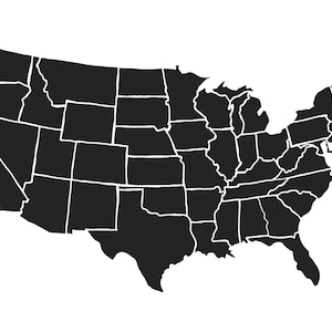 USA Karte SVG,Dfx,PDF