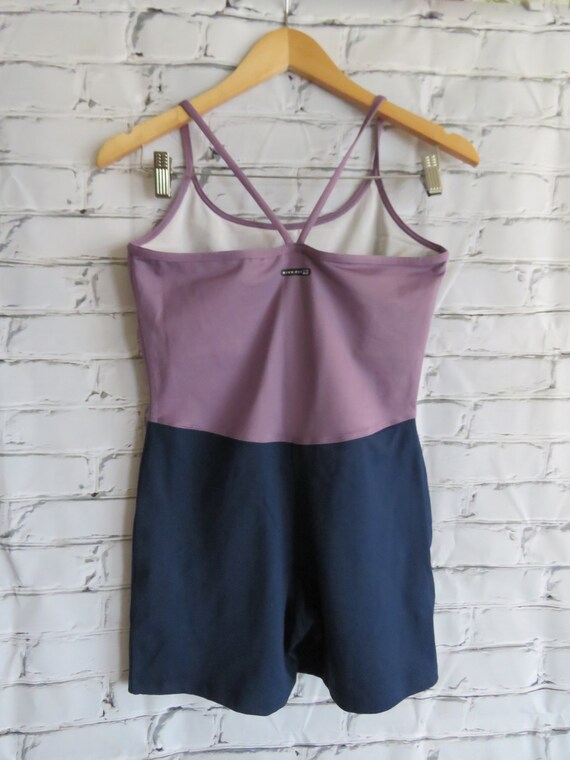 One Piece Yoga Wear,  Vintage Nike Purple & Navy … - image 2