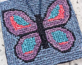 Salvamanteles con gancho para casillero / Mariposas / Decoración de temporada para el hogar